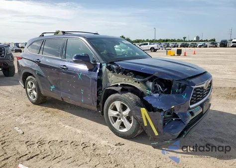 2020 Toyota Highlander L z USA, uszkodzony, nr VIN 5TDZZRAH5LS006206